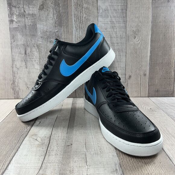 Nike Court Vision Low Next Nature Men's Sneaker Shoes Black Size 10 DH2987-005 - Picture 5 of 16